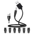 thumbnail image 1 of NUOLUX 1Jgo Adaptador USB Universal Para Carga De Afeitadoras Y Dispositivos Multifuncionales, 1 of 8