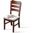 thumbnail image 4 of Easter Flower Cross Dining Chair Square Cushion Covers Set Stretch Chair Seat Decorative Cover Anti-Scratch Soft Chair Seat Protector Daily Decoration for Office High Chairs, 4 of 5
