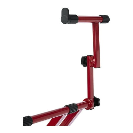 Gator Frameworks - Heavy-Duty 2-Tier X Stylee Keyboard Stand - Red