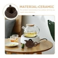 thumbnail image 2 of Ceramic Milk Dispenser Coffee Kettle Vintage Jug Juice Cup Dispenser for Restaurant, 2 of 5