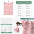 thumbnail image 6 of Spring Flowers Balloon Curtains for Bedroom/Front Door/Bathroom, Country Retro Floral Botanical Pink Tie Up Curtains 63 Inch Length Light Filtering Kitchen Curtains Shades for Windows 46"x63", 6 of 8