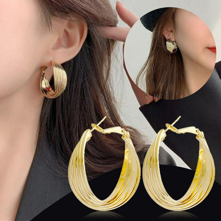 High end hoop earrings online