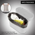 thumbnail image 4 of Camión de basura desechable de 2 rollos con cinturón blanco con mini caja de almacenamiento montada en la puerta lateral Cubo de basura montado en vehículo creativo de doble uso, 4 of 5