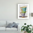 thumbnail image 3 of Trademark Fine Art 'Stack Of Three Vintage Teacups' Canvas Art by Fab Funky, 3 of 3