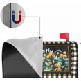 thumbnail image 4 of Spring Welcome Mailbox Covers Magnetic Standard Size 18 X 21 Inch Farmhouse Yellow Flowers Mailbox Cover Black White Buffalo Plaid Mail Wraps Decor Post Letter Box Cover for Garden Outside Decorations, 4 of 6