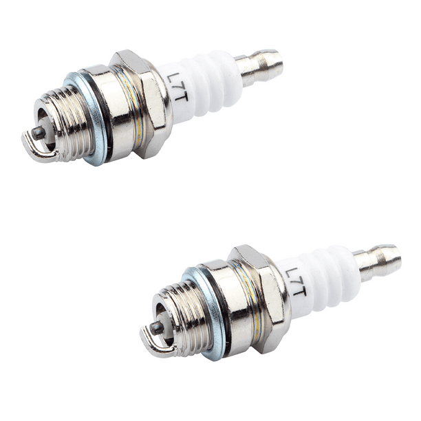 2X L7T Spark Plug 2 Stroke Replacement Spark Plugs for Chainsaw Mower Lawn  Mower Hedge Trimmer Cutter Replacement Accessories,White YH 