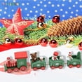 thumbnail image 6 of BadPiggies Christmas Wooden Train Tree Ornament Kids Gift Toys for Christmas Party Kindergarten Decor, 6 of 8