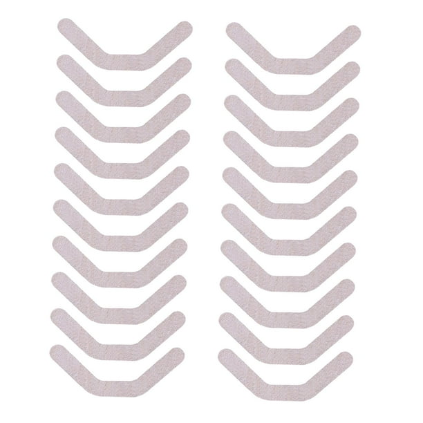 20 almohadillas para patas de silla, resistentes al desgaste, antideslizantes y ligeras. Color albaricoque