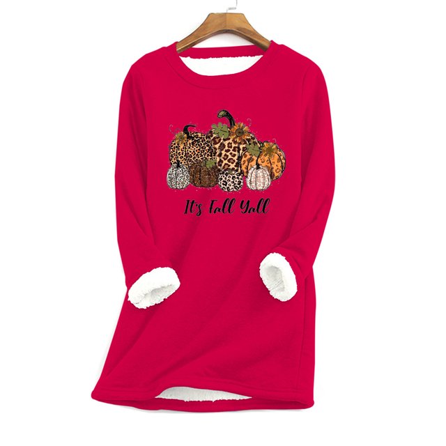 Hauts Mode Femme Décontractée Manches Longues Col Rond Blouses & Chemises Chandails en Molleton en Liquidation