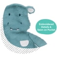 thumbnail image 4 of Manta de felpa GUND Baby Oh So Snuggly Hippo Lovey, 14 pulgadas, color verde azulado, 4 of 6