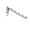 Silver, variant on Stainless Steel Rotating Swingable Coat Hook Foldable Clothes Hanger For Balcony Outdoor Use Silver 1 Pack