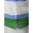 thumbnail image 4 of FashionOutfit Men's Basic Casual Short Sleeves Stripe 3 Button Placket Polo Shirt, 4 of 4