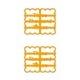 thumbnail image 4 of bedienty 1/4pcs Cookie Molds With Good Wishes Plastic Biscuit Mould Kitchen Baking Maker D 2Set, 4 of 6