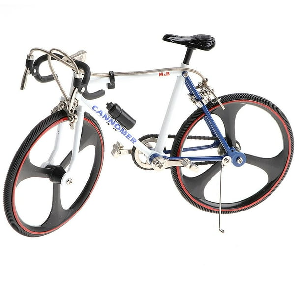 1/10 Metal bicicleta de carreras modelo obra de arte decoración de Zulema Réplica de juguete de bicicleta