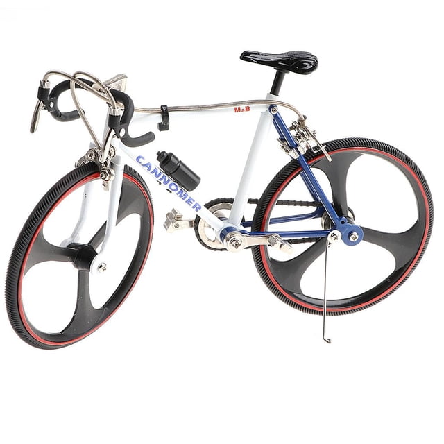 MERIGLARE Casting Model Toys 1:10 Classic Finger Bikes Bicycle Model for Home Table Desk