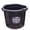 Black, variant on 24 Qt Flat Side Bucket Black Fortiflex Feeders and Waterers FB124BX 012891285015