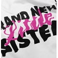 thumbnail image 4 of Sis Announcement Little Sister Youth T Shirt Tee Girls Infant Toddler Brisco Brands 5T, 4 of 5