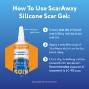 ScarAway Kids Silicone Scar Gel, 100% Medical-Grade, Clear, 6g