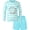 Blue Smile, variant on weVSwe Youth Rashguard and Swim Trunks Set, UPF 50+ Swimwear (2-10T)