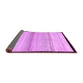 thumbnail image 2 of Ahgly Company Indoor Round Solid Purple Modern Area Rugs, 5' Round, 2 of 4