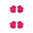 thumbnail image 4 of Guantes sin dedos Minnieouse 1 par cómodos accesorios de ropa Color sólido medio dedo niñas niños guantes para invierno Rosa roja 2Conjunto, 4 of 6
