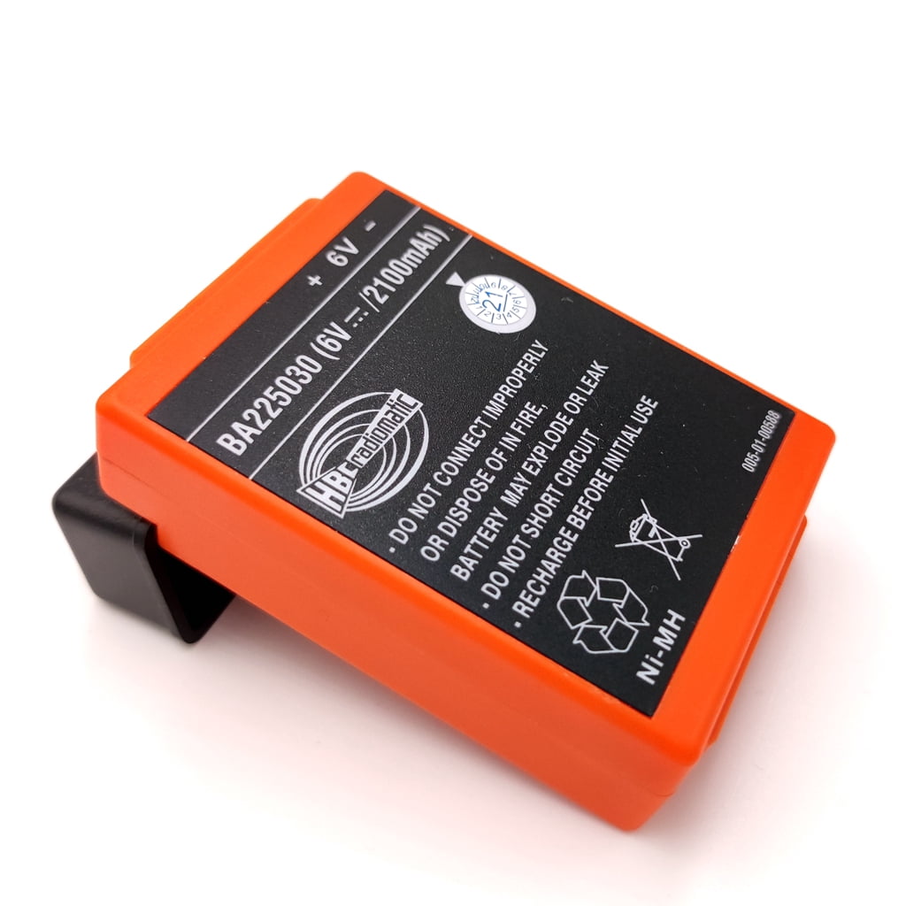 4 Pcs 6V 2100mAh BA225030 Ni-Mh Rechargeable Battery HBC Radiomatic Battery BA225030 for HBC Crane Remote Control Pump Truck Battery
