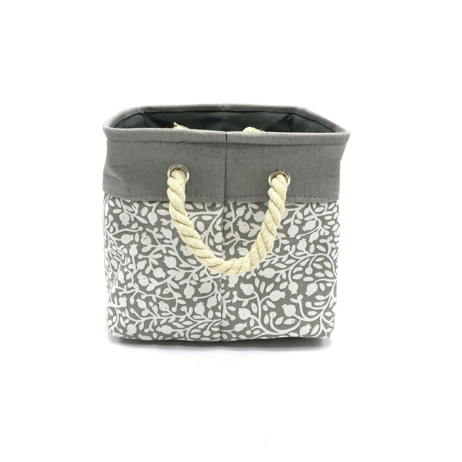 hometrends Printed Fabric Basket Small, 1 Piece