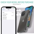 thumbnail image 3 of XClear (4 in 1 Bundle) For iPhone 14 : 3-Pack Screen Protector & 1pc Clear Case - Clear, 3 of 7