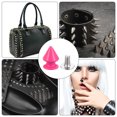 thumbnail image 5 of 50 Set Metal Tree Spikes and Studs 12mm x 8mm Screw Back Pink, 5 of 6