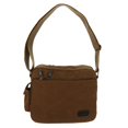 thumbnail image 3 of Hombres Viaje Senderismo Hombro Satchel Bolsa / Marrón / Marrón Macarena bolso de escuela, 3 of 6