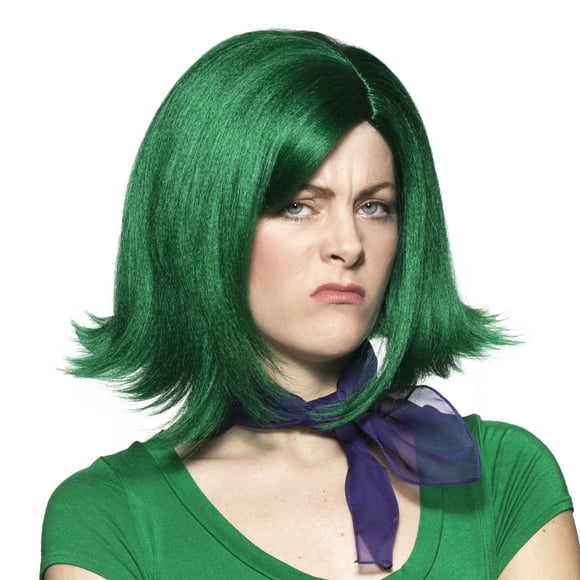 Gust Wig Dégoût à l'Intérieur de Pixar Film Cheveux Cosplay Costume Chasseur Vert