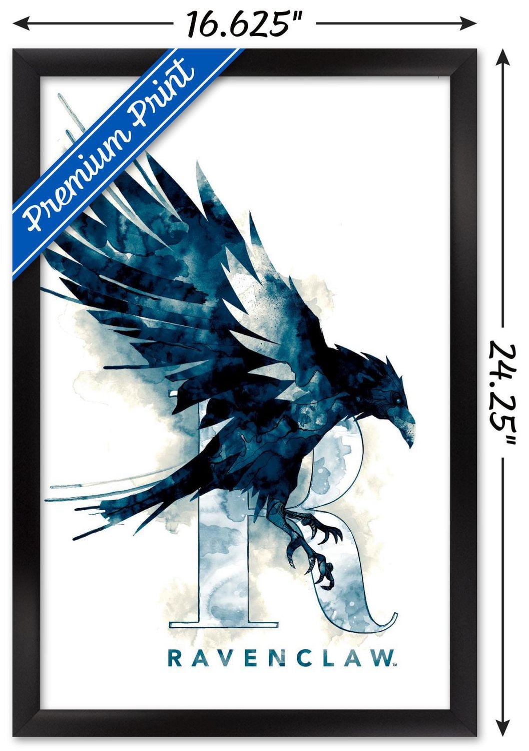 The Wizarding World: Harry Potter - Ravenclaw Illustrated House Logo Wall Poster