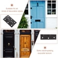thumbnail image 2 of KAKOWELY 10Pcs Furniture Hinges Black Iron Door Hinges Durable Rust Resistant for Home Use, 2 of 4