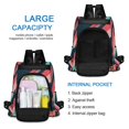 thumbnail image 6 of FORMRS Women's Travel Backpack Purse Anti-Theft Hidden Pockets Casual Shoulder Bag, Pink Geometric, 6 of 7