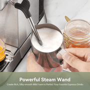Gevi Professional Espresso Machine, 20 Bar, Stainless Steel