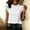 White, variant on Molidfa Women's Top Casual Crew Neck Stretchable Sleeveless Regular Pullover Drop Shoulder Casual Flutter Tops