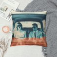 thumbnail image 2 of Couple Photo Pillow Case 16x16 for Couple Gifts, Used to Bed Sofa Living Room, 2 of 5