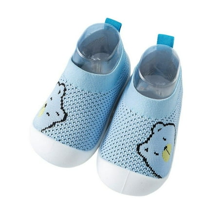 

Xinhuaya Bobora Baby Girls Boys Newborn Anti-slip Shoe b Knitting Boot First Walking Crib Shoes