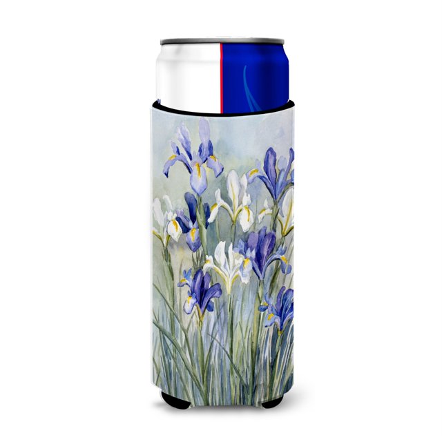 "Treasures Iris de Bettie Chessman Michelob para Slim Cans, multicolor" Caroline's Treasures CBC0033MUK