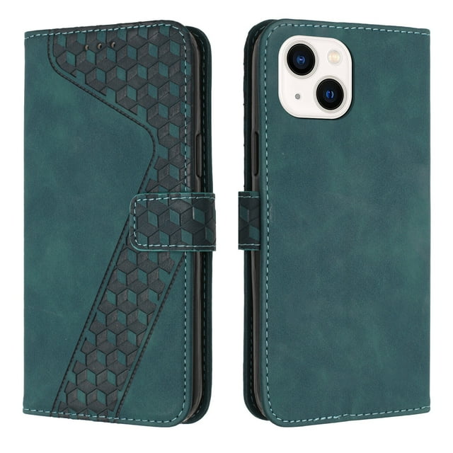 Compatible avec iPhone 15 Étui Design Portefeuille avec Fentes pour Cartes Couverture Magnétique
