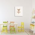 thumbnail image 3 of Stupell Industries Cottage Nursery Ballerina Deer Striped Canvas Art, 16 x 20, by LSR Design Studio, 3 of 8