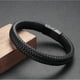 thumbnail image 2 of Pulsera De Cierre Magnético De Cuero Trenzado Para Hombre , Accesorios De Joyería Gao Jiahui unisex, 2 of 2