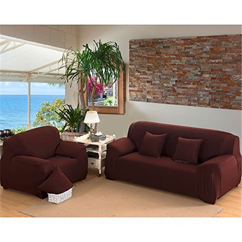 Dilwe Couch Cover 1 2 3 4 Piece Durable Soft Stretch Slip Resistant