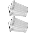 thumbnail image 2 of SHISUYAN 2pcs Office Countertop Buckets Multipurpose Container Flower Pot with Lid, 2 of 7