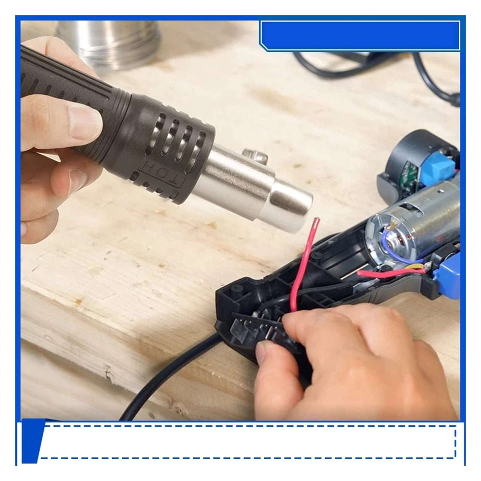 Digital Display Heat Gun  Hot Air Rework Station Prostormer with 3 Sets Stored Temperature  for Electronics Repairing ,Variable Temperature