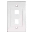 thumbnail image 3 of SF Cable 2-Port Keystone Wall Plate Decora Type - Ivory, 3 of 4