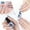 K, variant on SDJMa New Mirror Gel Nail Polish 6ML Non-Irritating Quick-Drying Metal Color Nail Polish