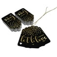 thumbnail image 3 of Inkdotpot Real Gold Foil Made With Love Text Tags Favor Hang Paper Tags 100 Pack, 3 of 6