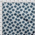 thumbnail image 3 of oneOone Polyester Spandex Teal Blue Fabric Florals Quilting Supplies Print Sewing Fabric By The Yard 56 Inch Wide-WUS, 3 of 4