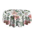 thumbnail image 5 of Pioneer Flower Floral Print Pattern Round Tablecloth 60"x60",Wrinkle Wipeable Table Cloth for Kitchen Dining Room Picnic Patio Party, 5 of 6